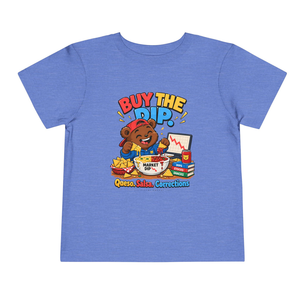 BUY THE DIP BEAR. Toddler Tee | Funny Finance Kids Clothing