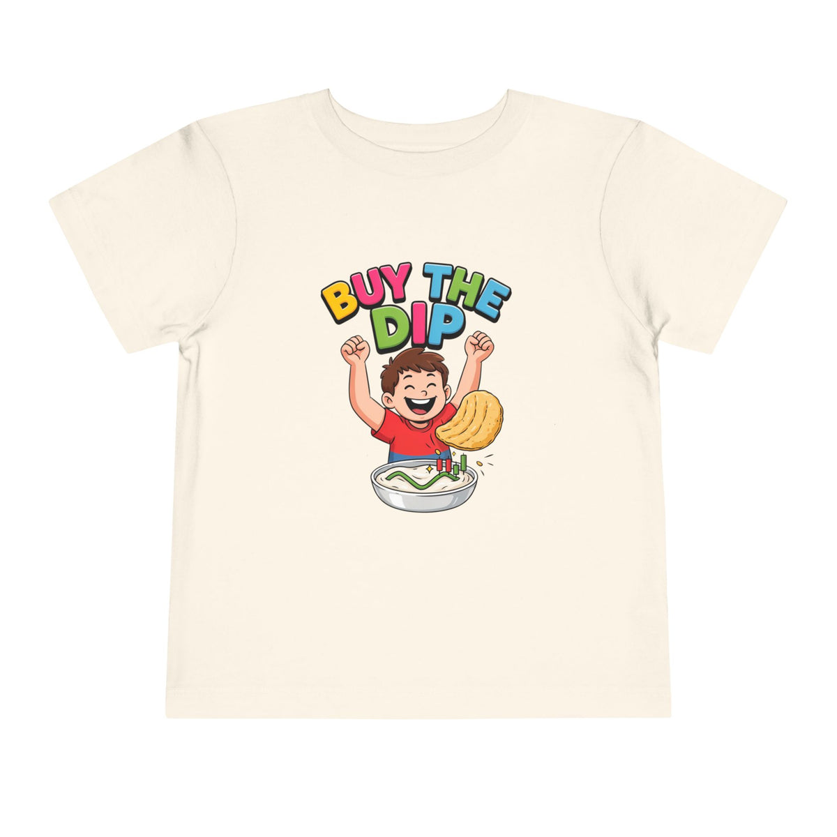 BUY THE DIP. Boys' Toddler Tee | Funny Finance Kids Clothing
