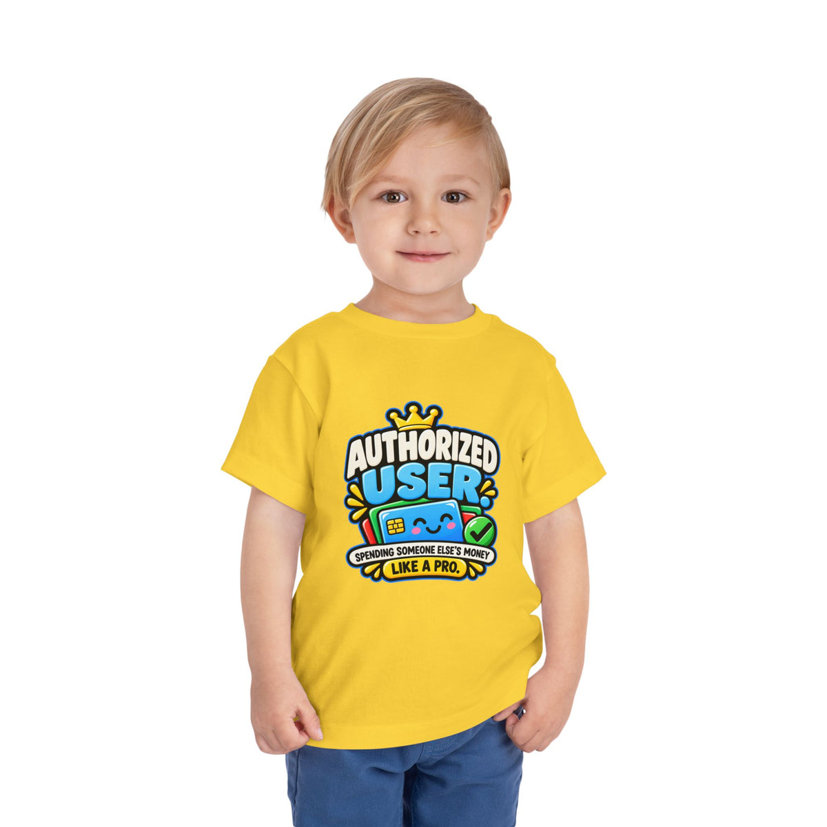 Authorized user? Girls' Toddler Tee | Funny Finance Kids Clothing