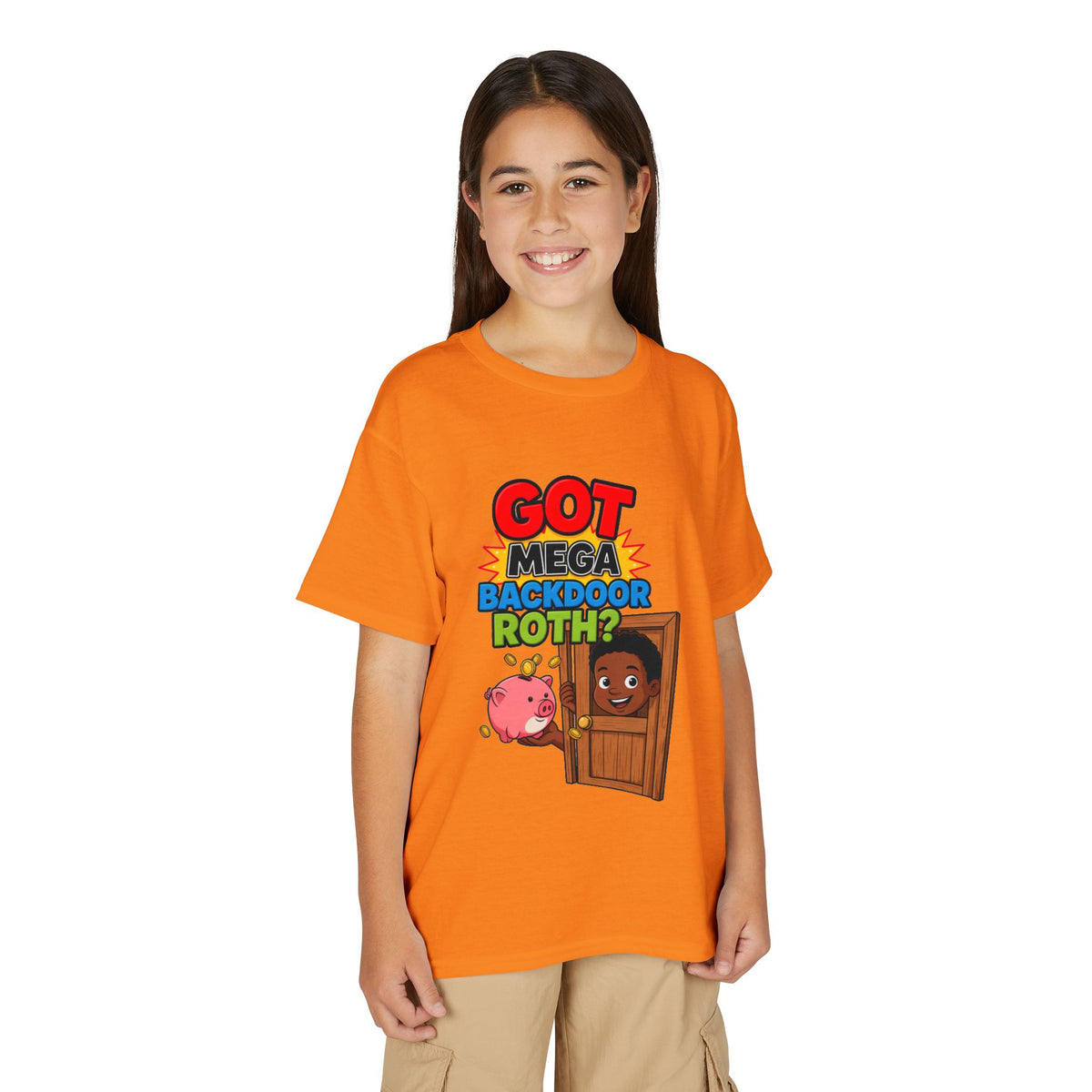 GOT MEGA BACKDOOR ROTH? Boys' Youth Tee | Funny Finance Kids Clothing